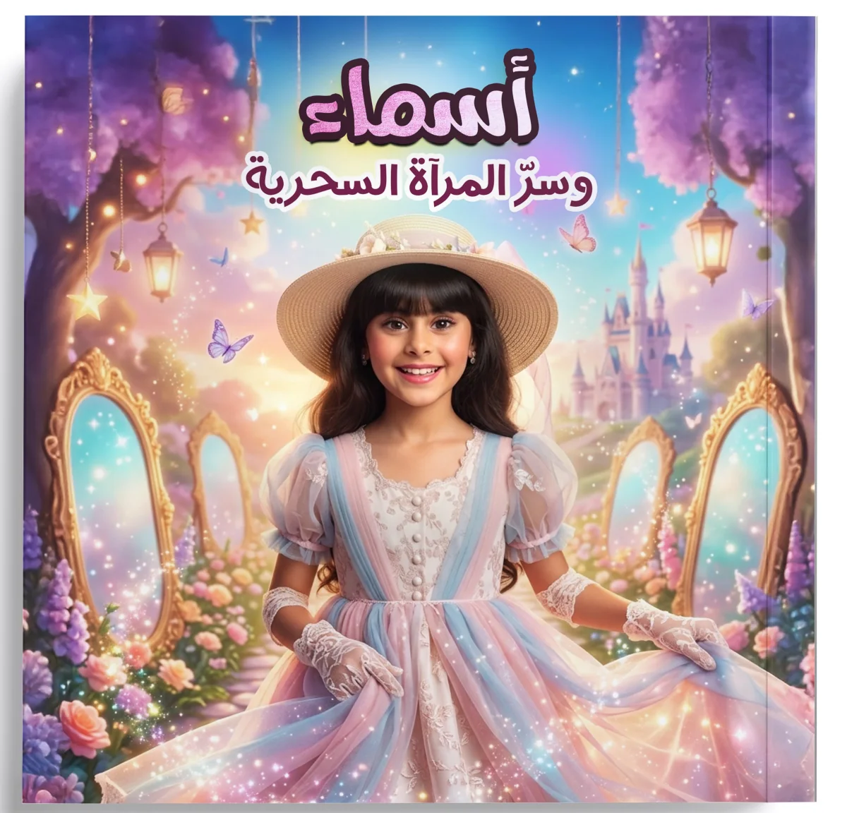 غلاف قصة أسماء وسر المرآة السحرية