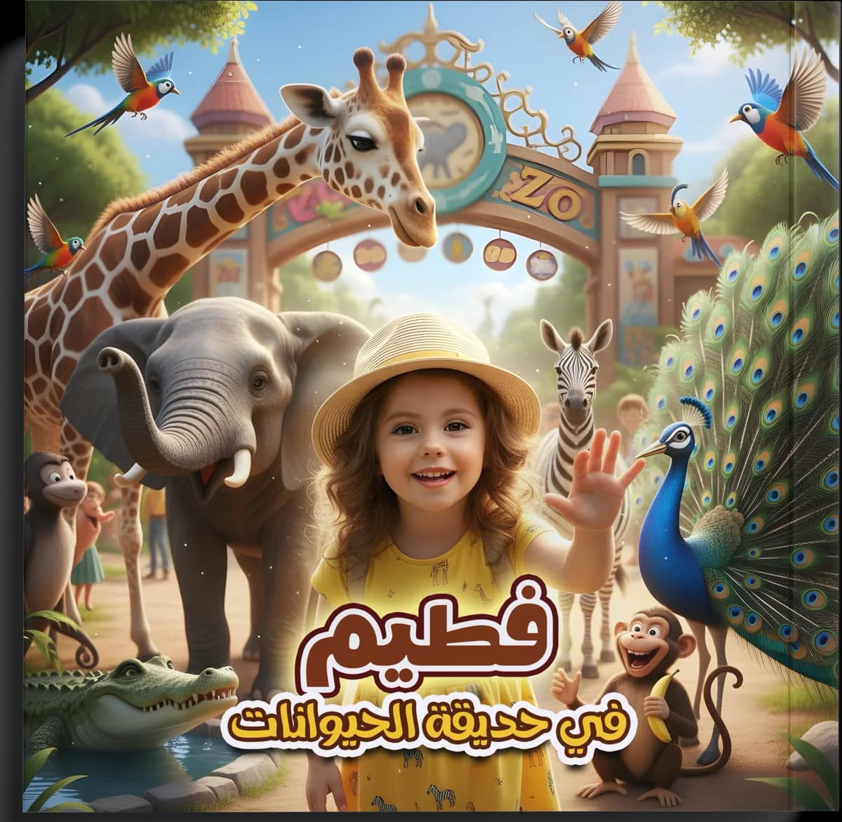 غلاف قصة فطيم في حديقة الحيوانات