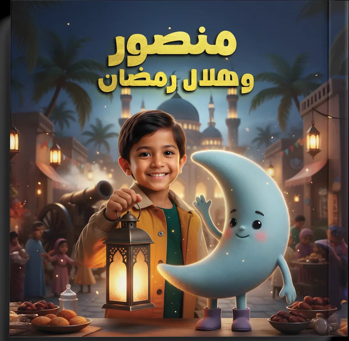 غلاف قصة رمضانية مخصصة للطفل ضمن أفكار رمضان للأطفال في الكويت