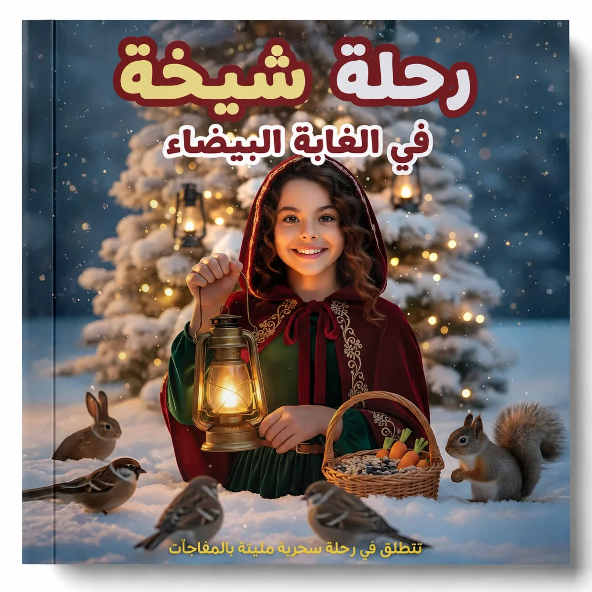 غلاف قصة رحلة شيخة في الغابة البيضاء