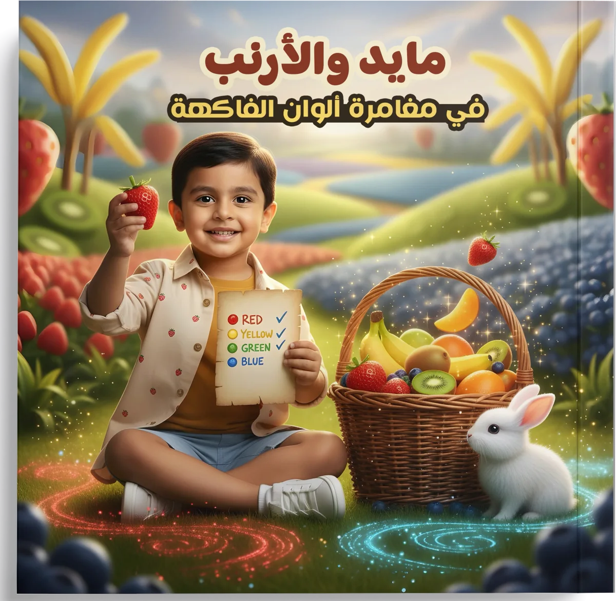 مايد والأرنب في مغامرة ألوان الفاكهة